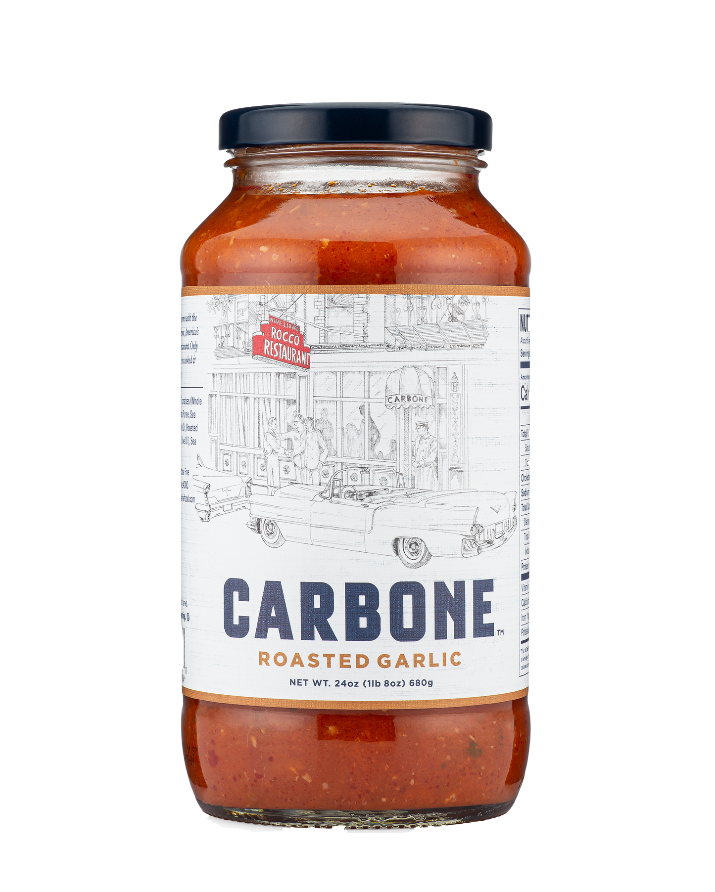 Carbone Pasta Sauce, 24oz: Tomato Basil