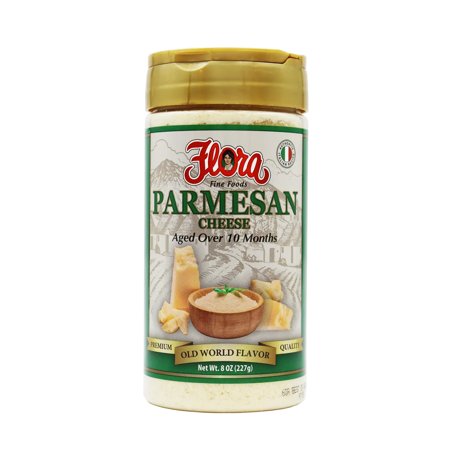 Parmesan Cheese Grated - Aged Over 10 Months - 8 oz