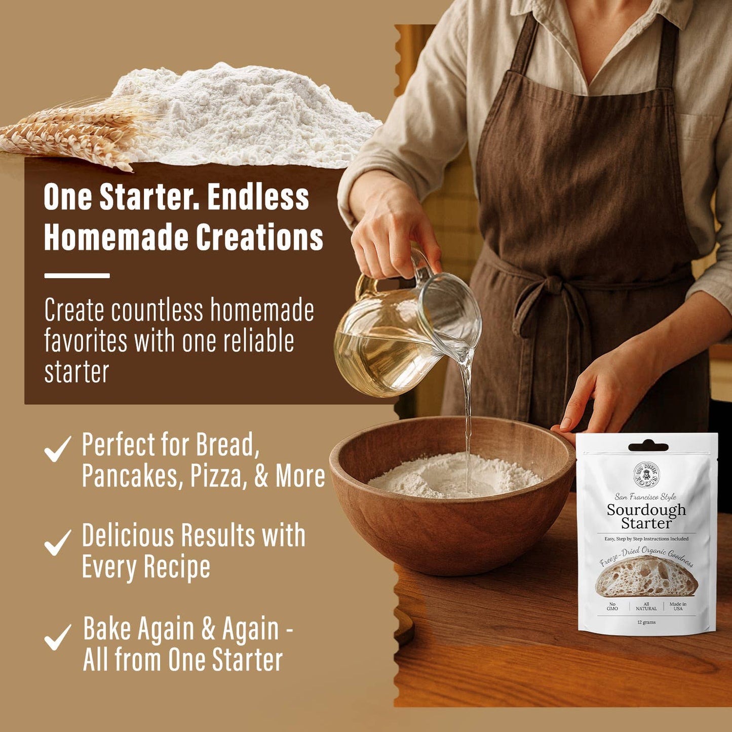 Original Sourdough Starter Culture - Bestseller - Organic