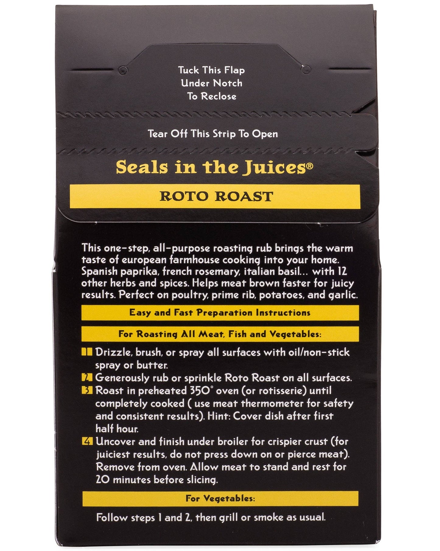 Char Crust Dry-Rub Seasoning Roto Roast (6 pack)