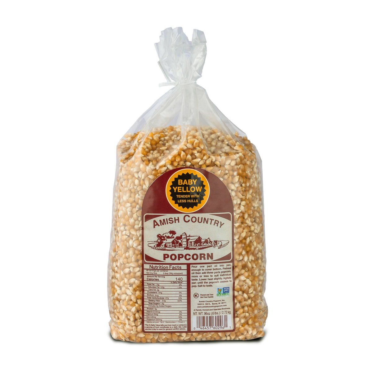 6lb Bag of Baby Yellow Popcorn
