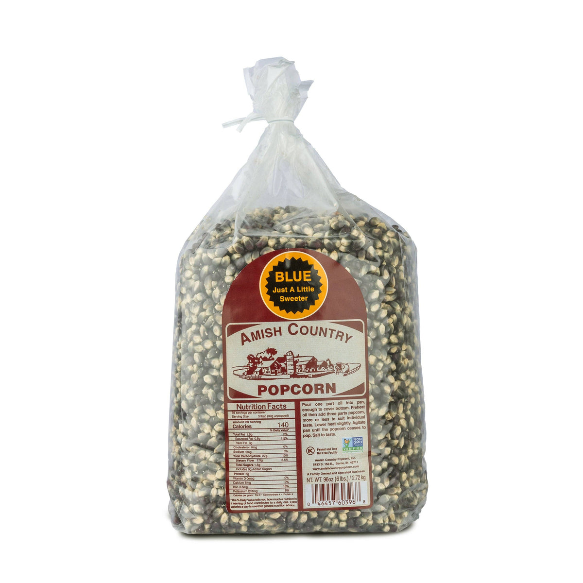 6lb Bag of Blue Popcorn