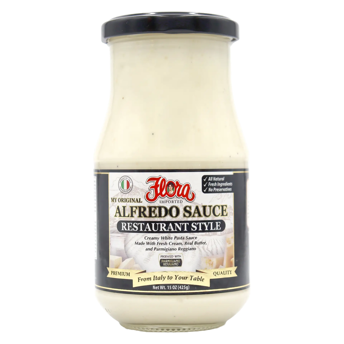 Alfredo Sauce - Restaurant Style - 15 oz
