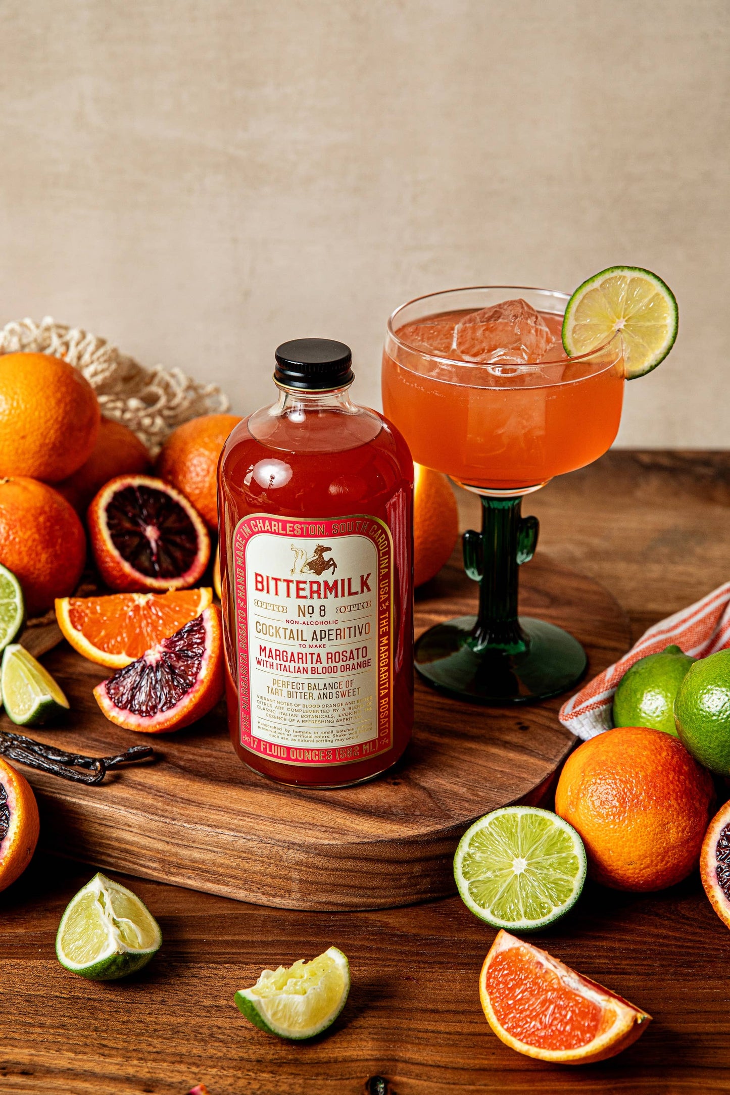 Bittermilk No.8, Margarita Rosato with Italian Blood Orange