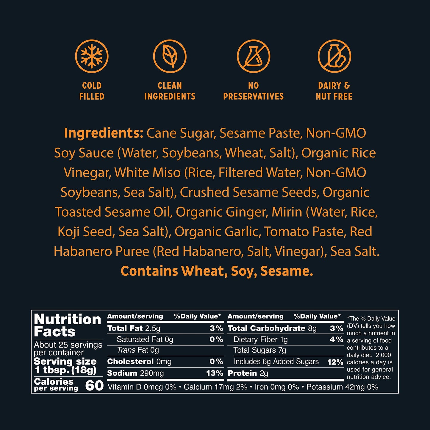 Spicy Sesame Japanese Dipping Sauce, 16oz