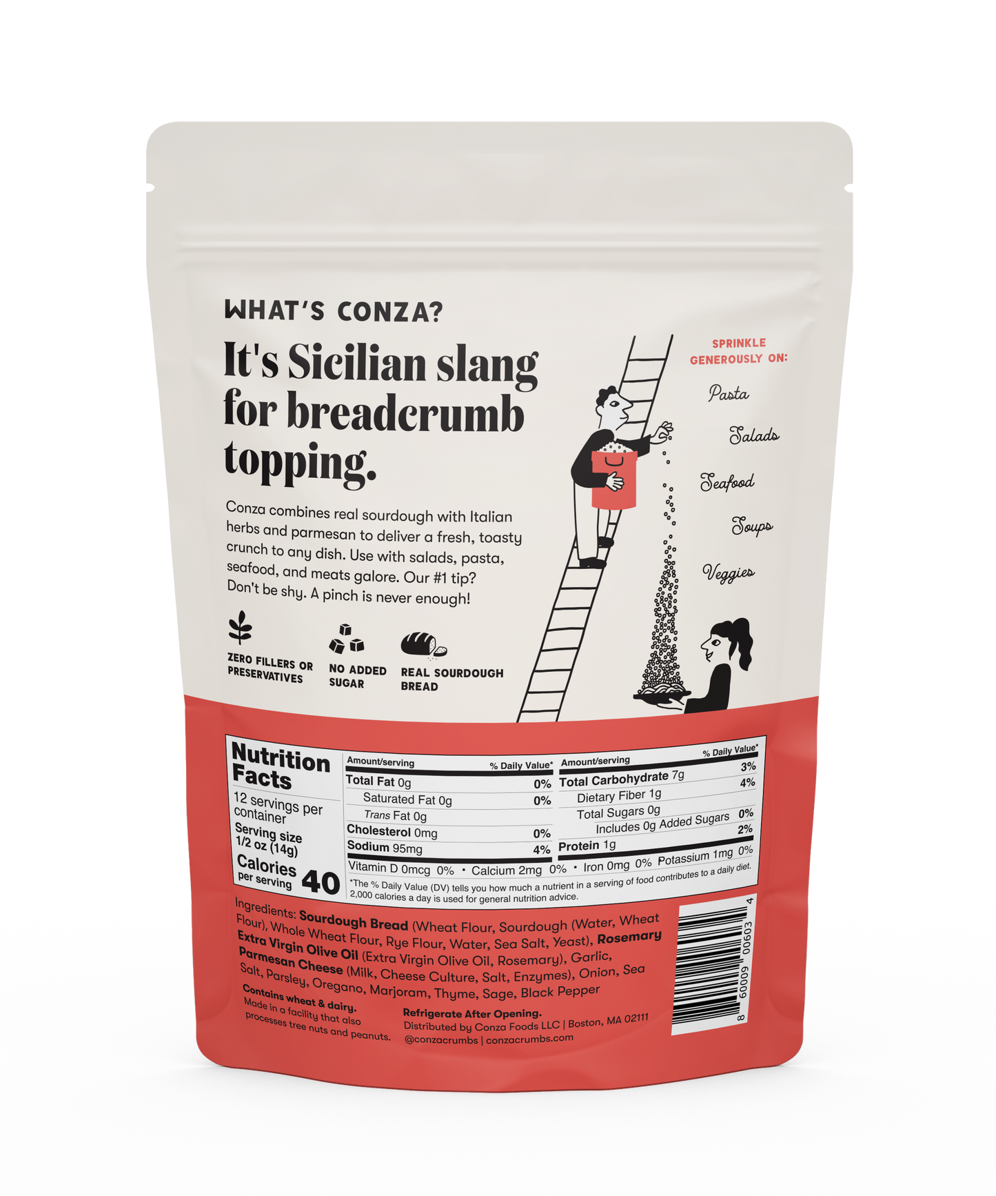 Italian Herb & Parmesan - Sourdough Crunch Breadcrumbs