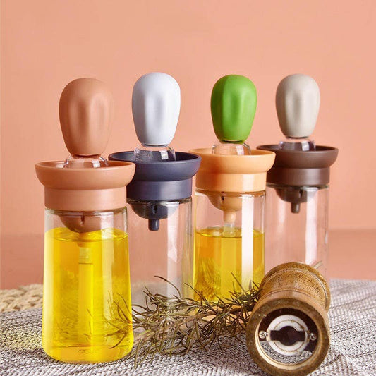 Perfect Drip Olive Oil Cruet with Silicone Pastry Brush