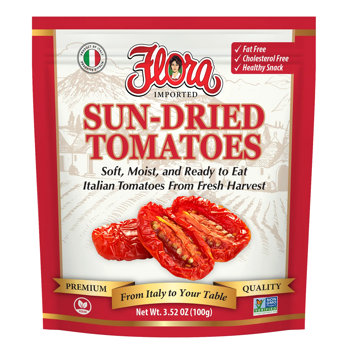 Sun-Dried Tomatoes - Soft & Moist - 3.52 oz