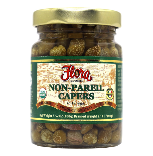 Capers - Non-Pareil Organic In Vinegar - 3.52 oz