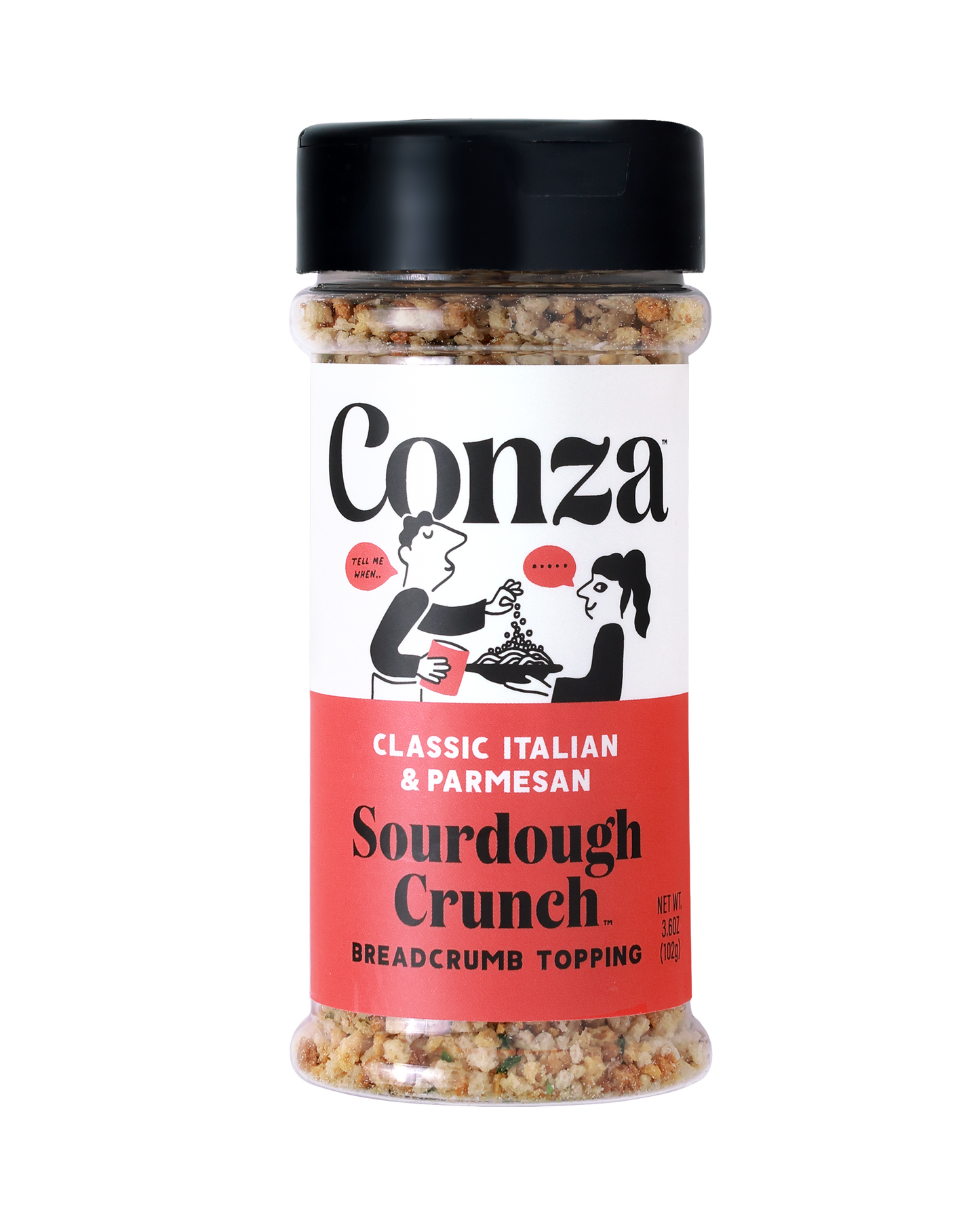 Sourdough Crunch Breadcrumbs Shake, Italian Herb and Parmesan