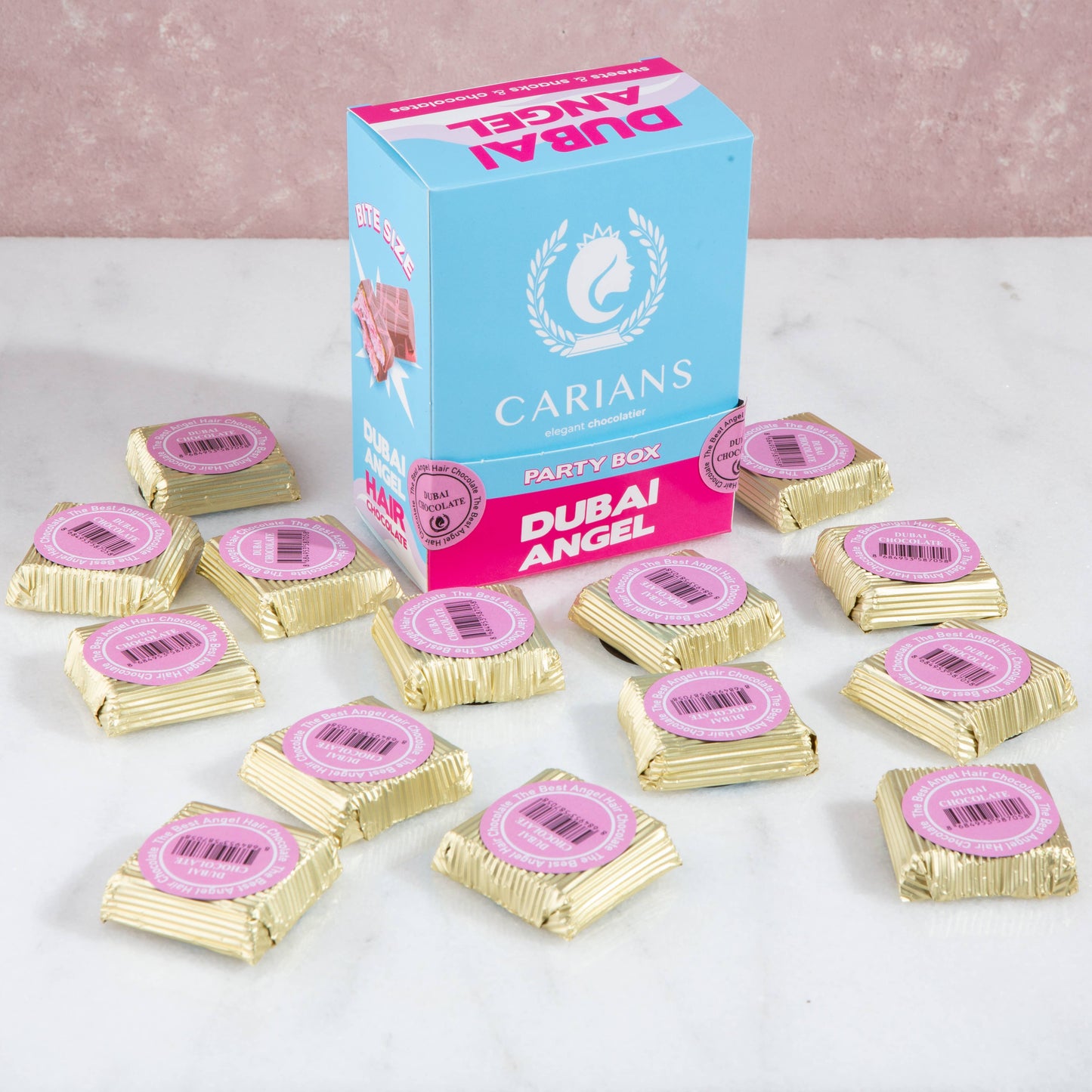 Angel Hair Dubai Chocolate Bite Size Premium Chocolates