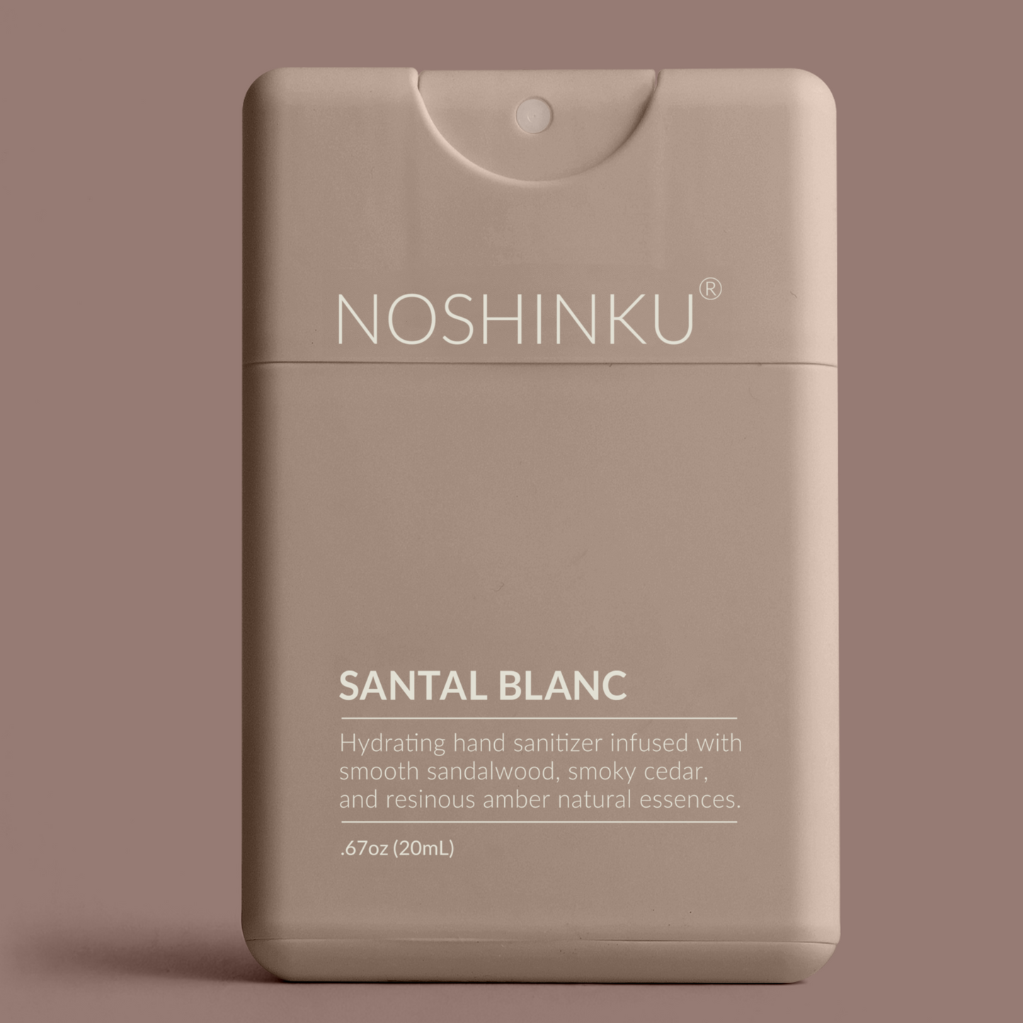 Refillable Santal Blanc Hydrating Pocket Hand Sanitizer: Default Title