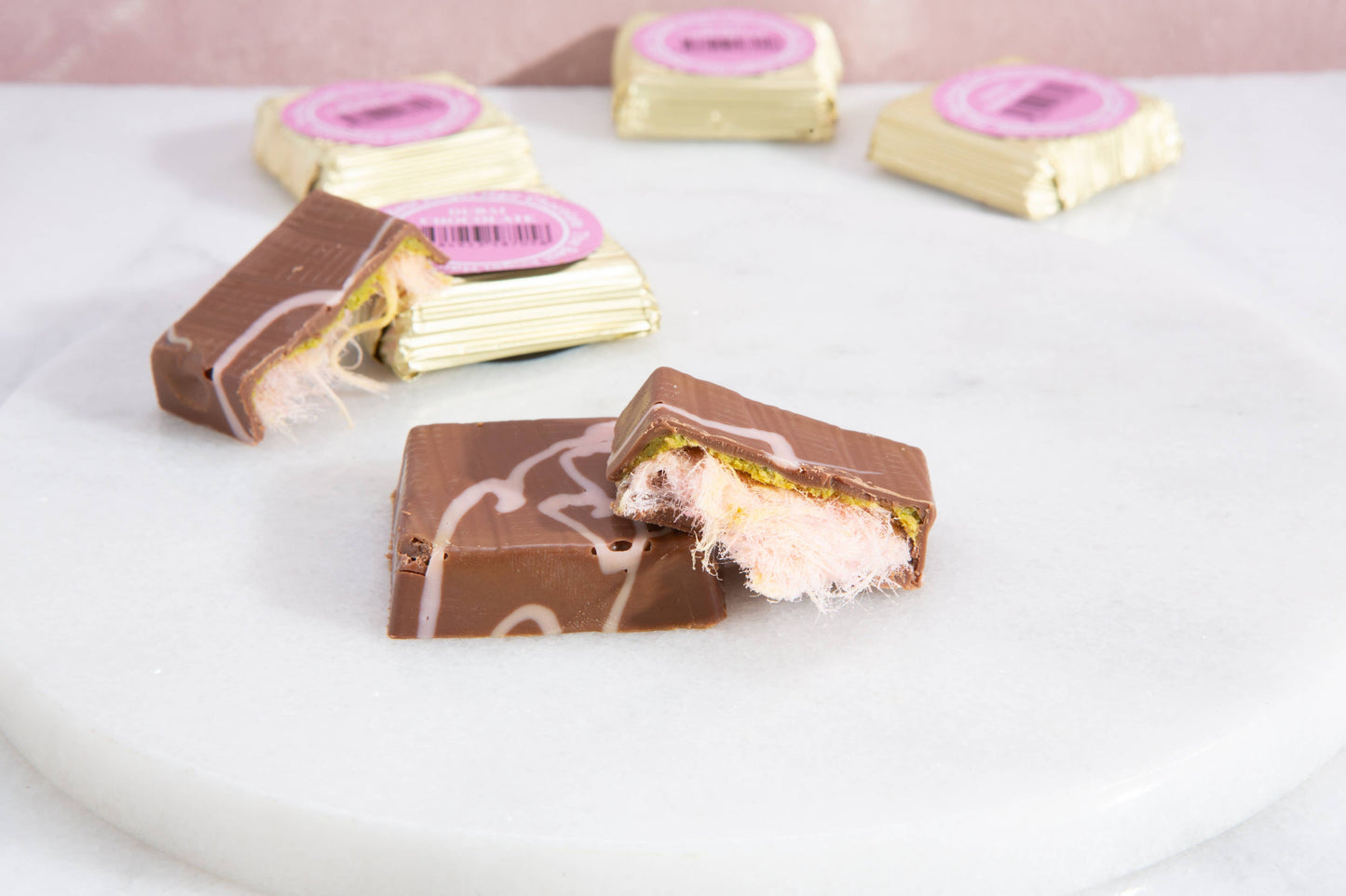 Angel Hair Dubai Chocolate Bite Size Premium Chocolates