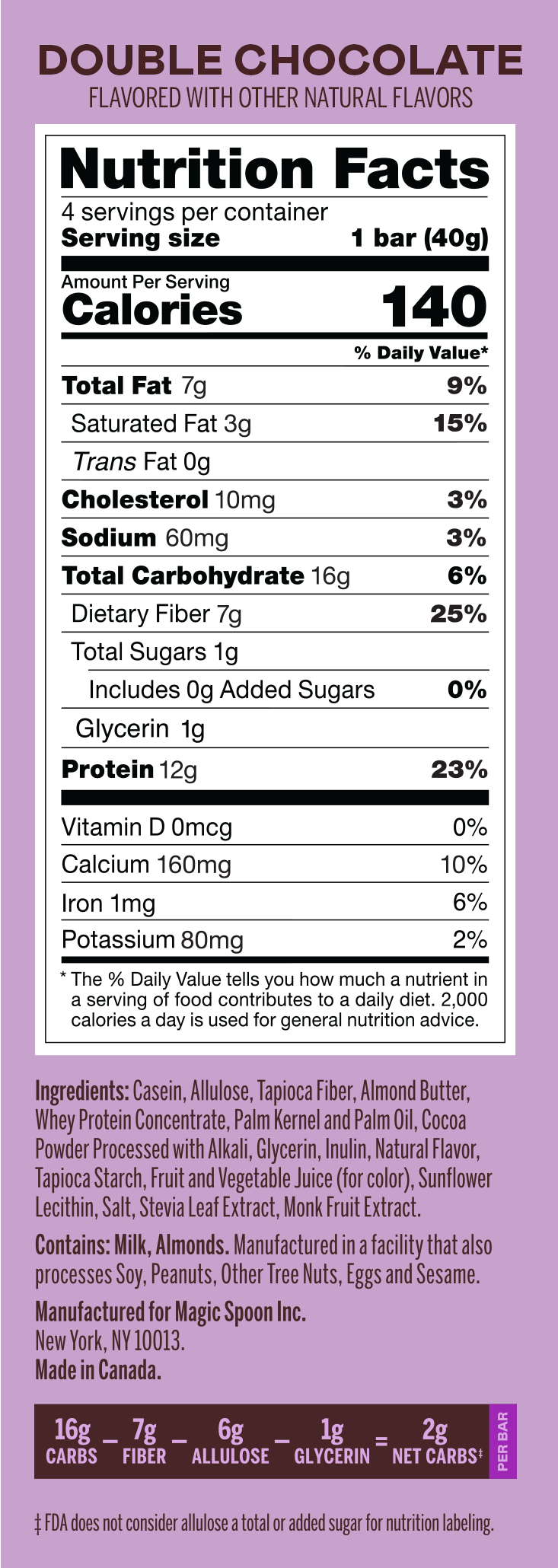 Double Chocolate 12g Protein Treat