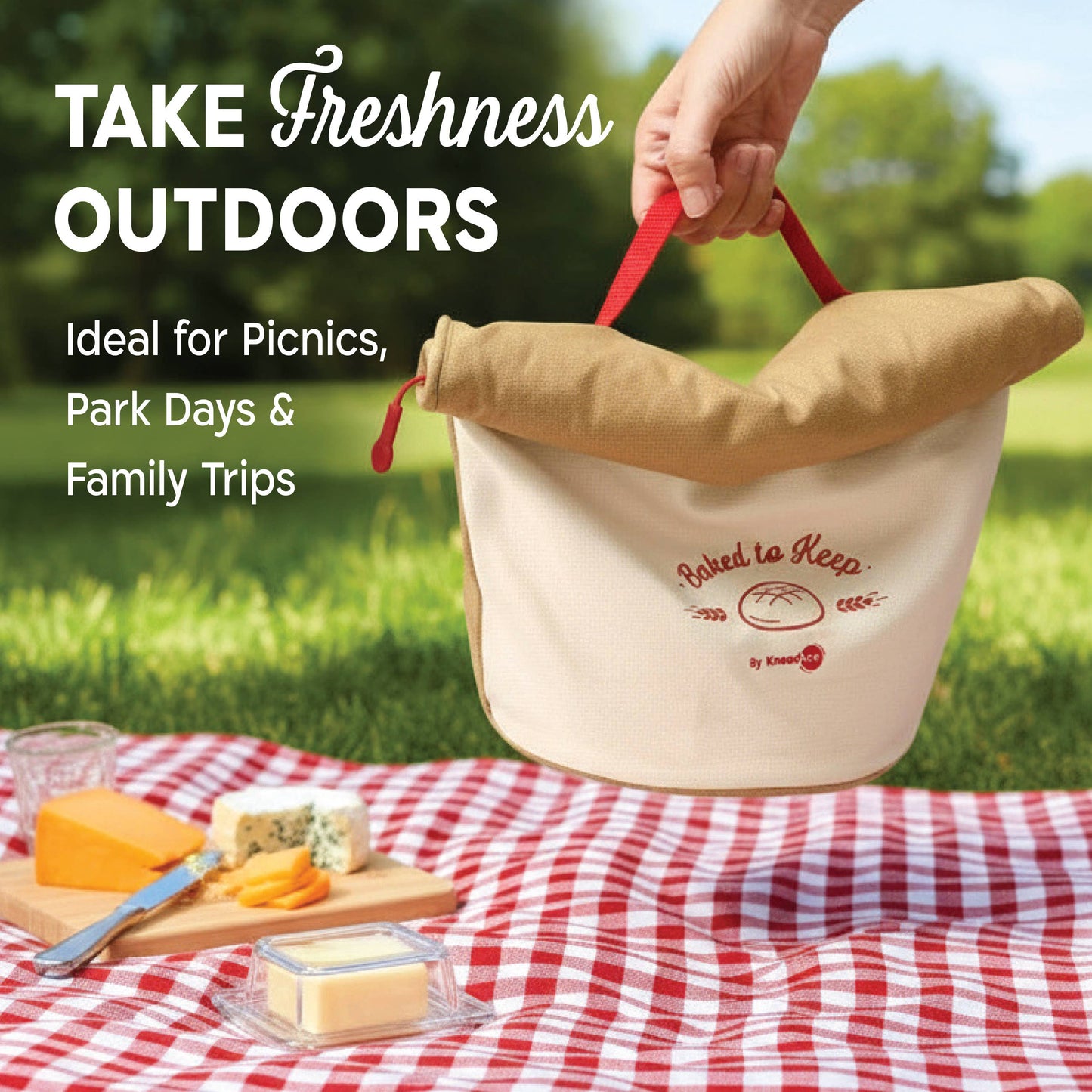 KneadAce Bread Bag, Double Pack