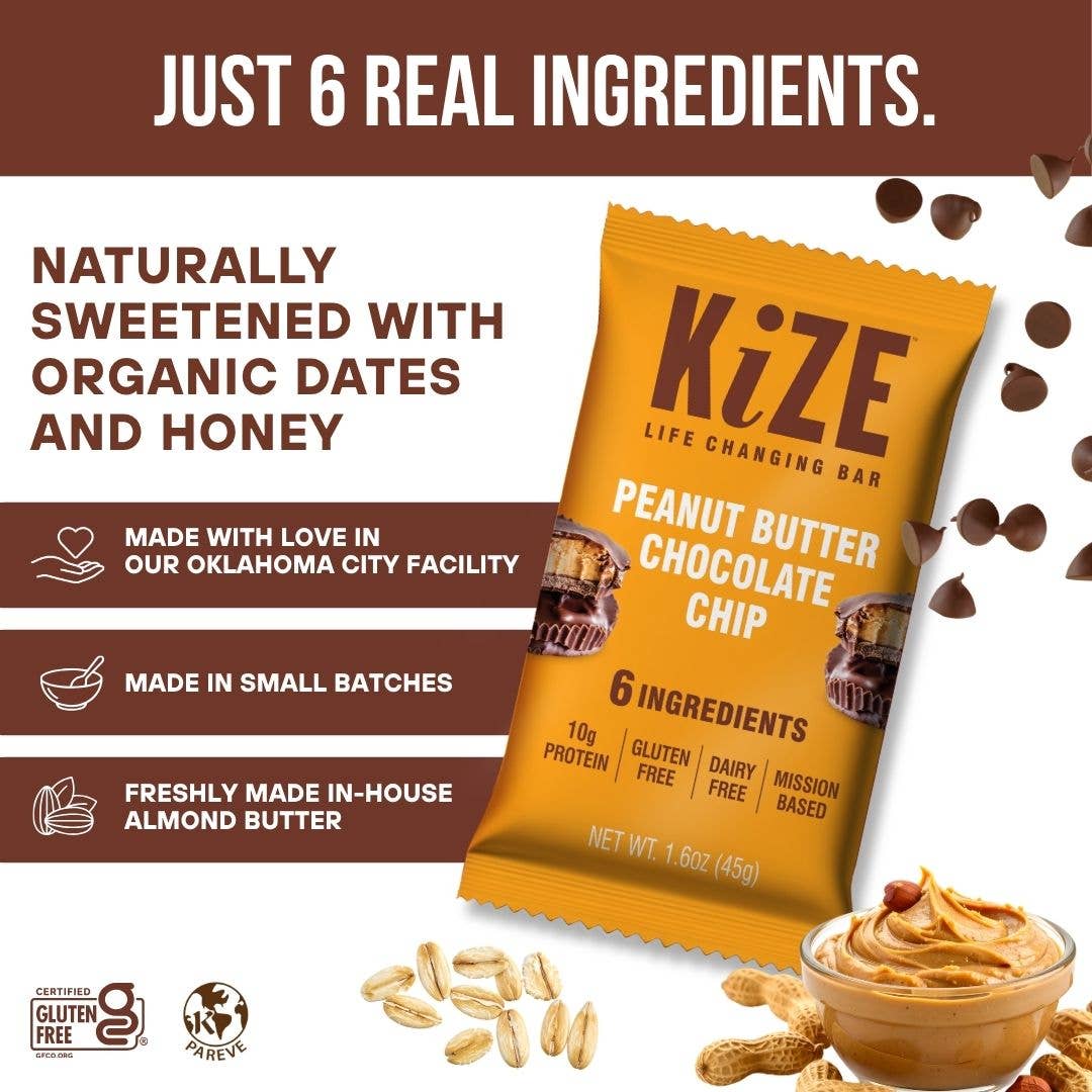 Peanut Butter Chocolate Chip, Protein Snack Bar, 1.5oz, 10ct