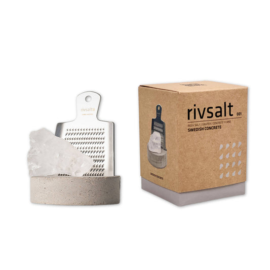 RIVSALT, Swedish Concrete Salt Rock Gift set