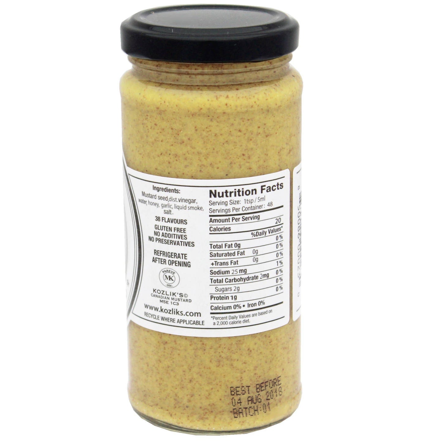 Sweet and Smokey Mustard, 8oz