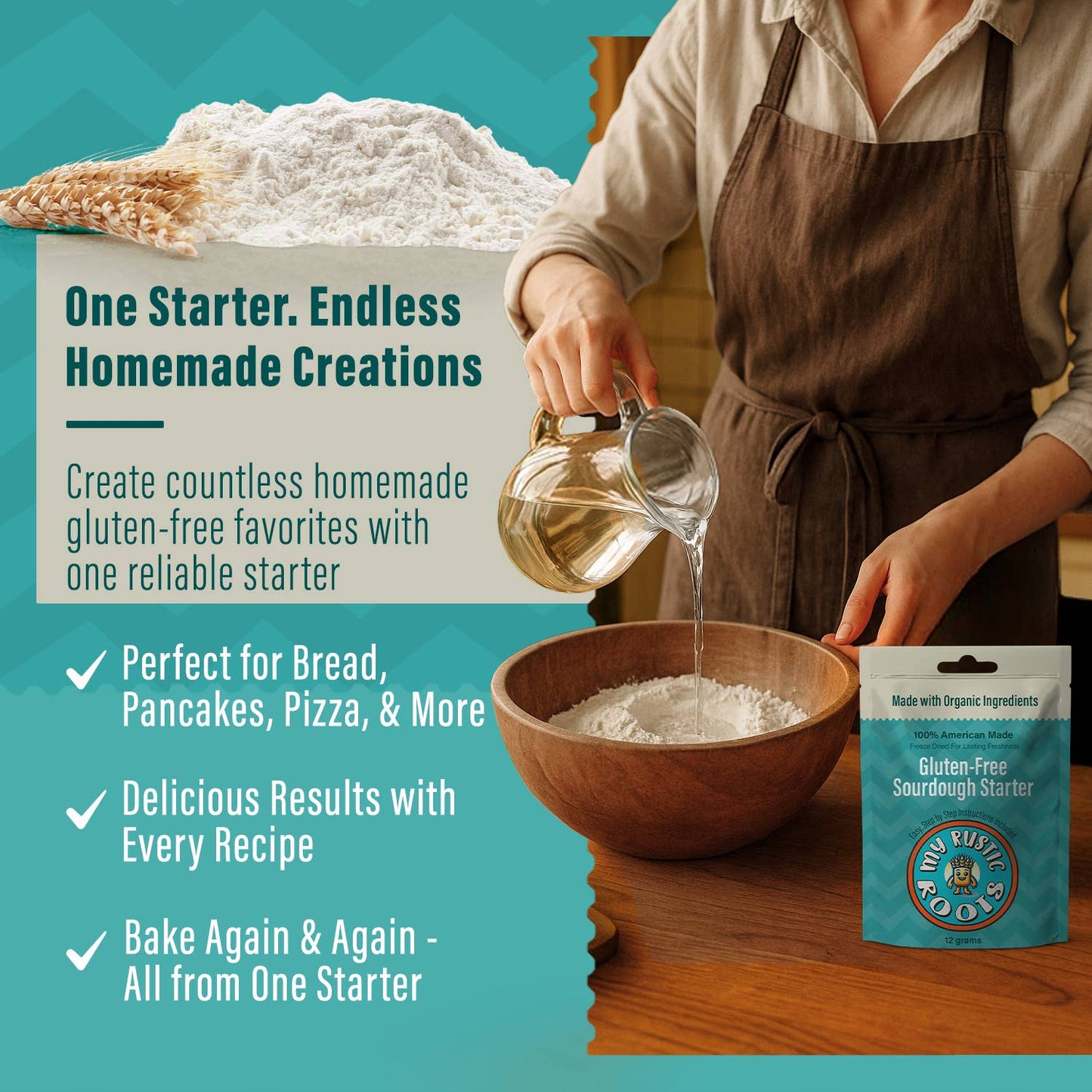 Gluten-Free Sourdough Starter Culture - Bestseller - Organic
