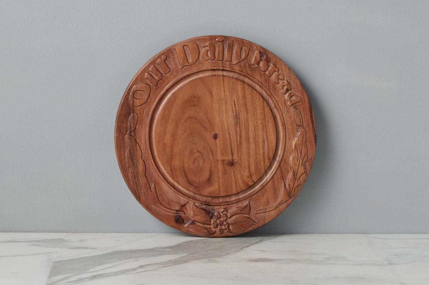 Vintage English Bread Board: Our Daily Bread, Medium, Natural