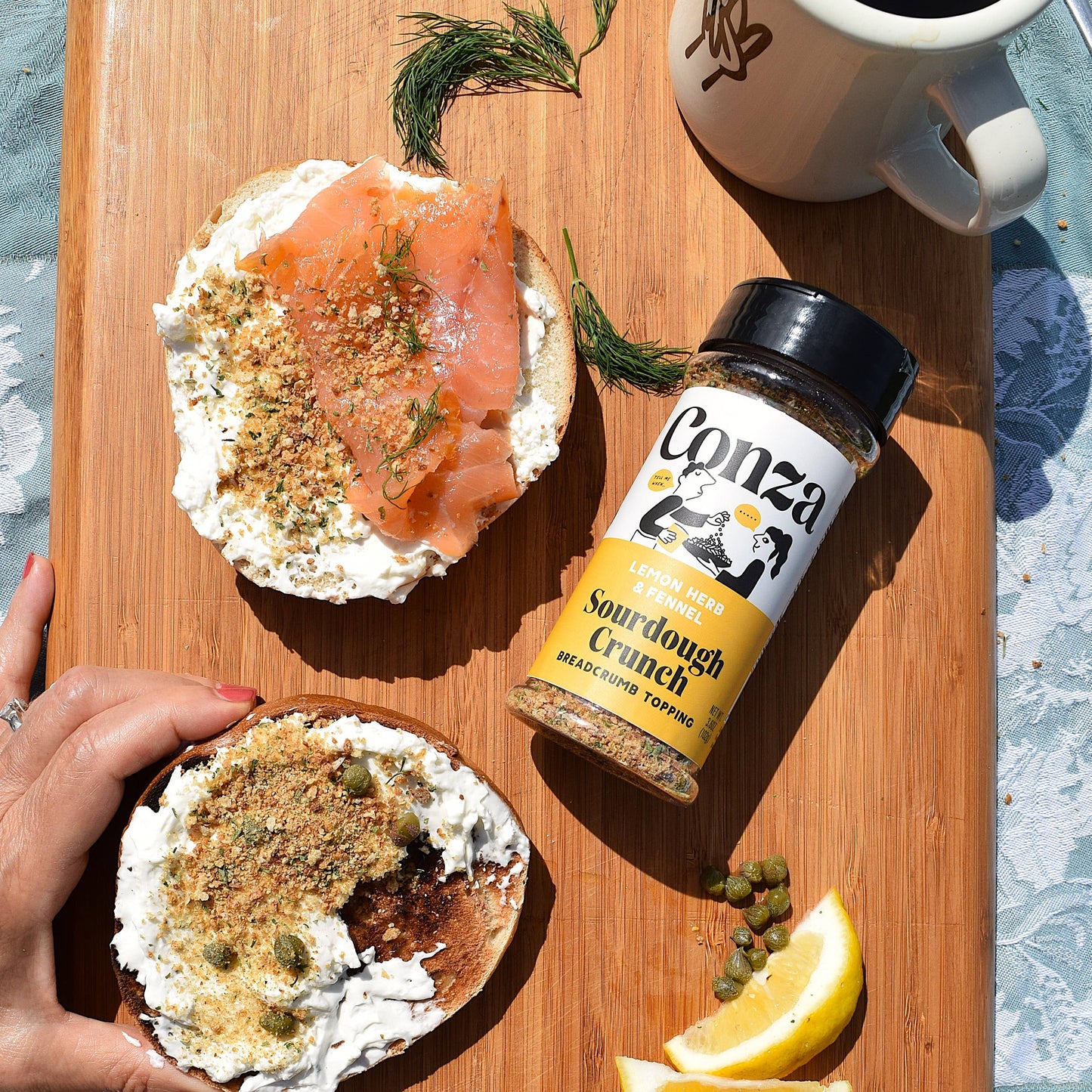 Sourdough Crunch Breadcrumbs Shake, Lemon Herb and Fennel