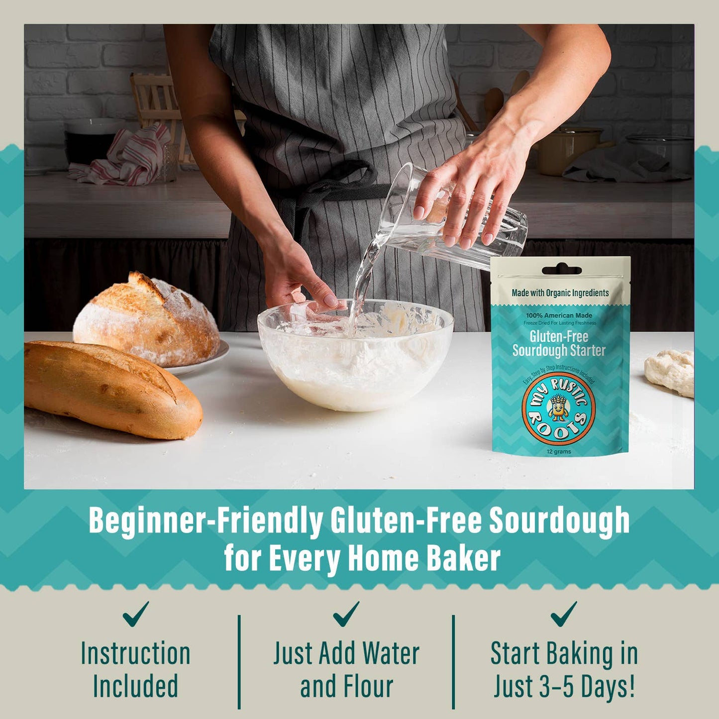 Gluten-Free Sourdough Starter Culture - Bestseller - Organic