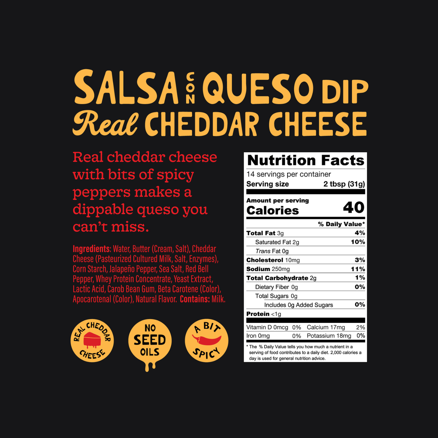 Salsa Con Queso Cheese Dip (Wholesale)