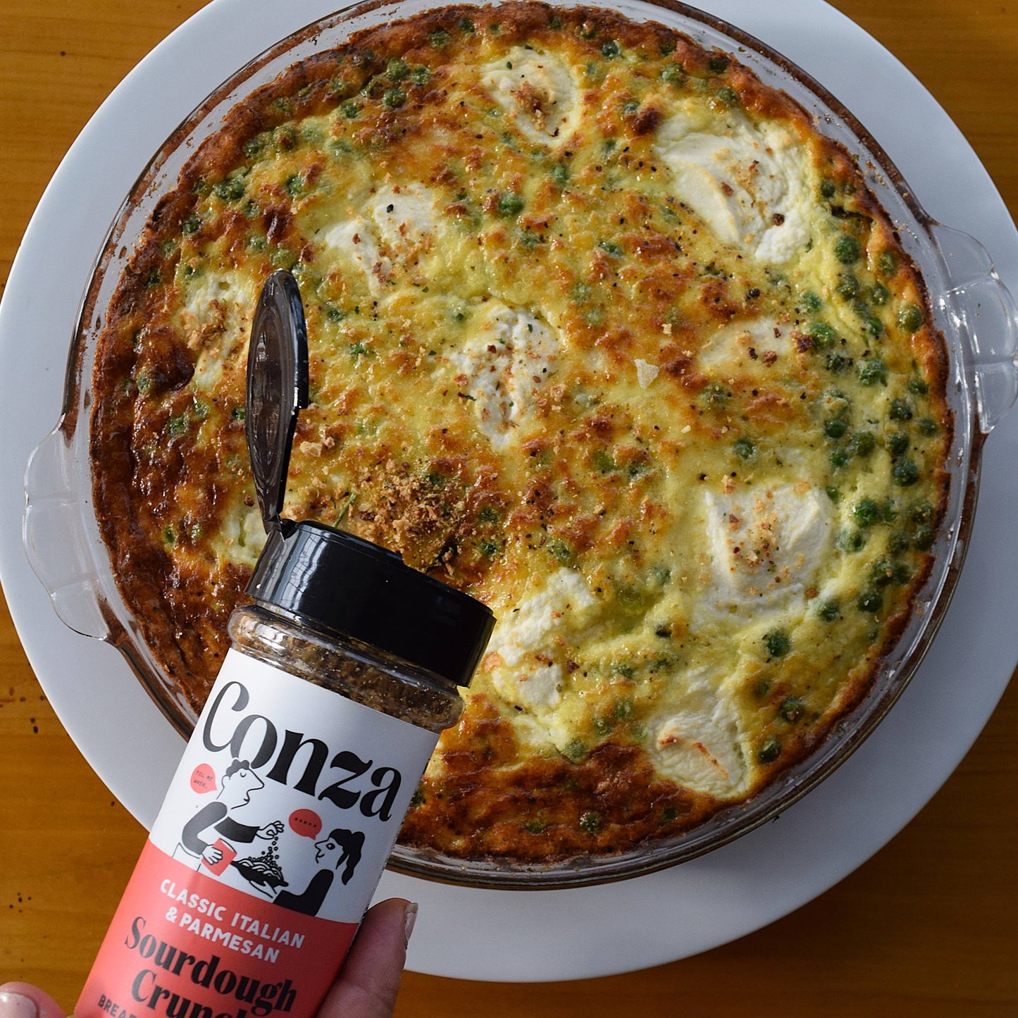 Sourdough Crunch Breadcrumbs Shake, Italian Herb and Parmesan