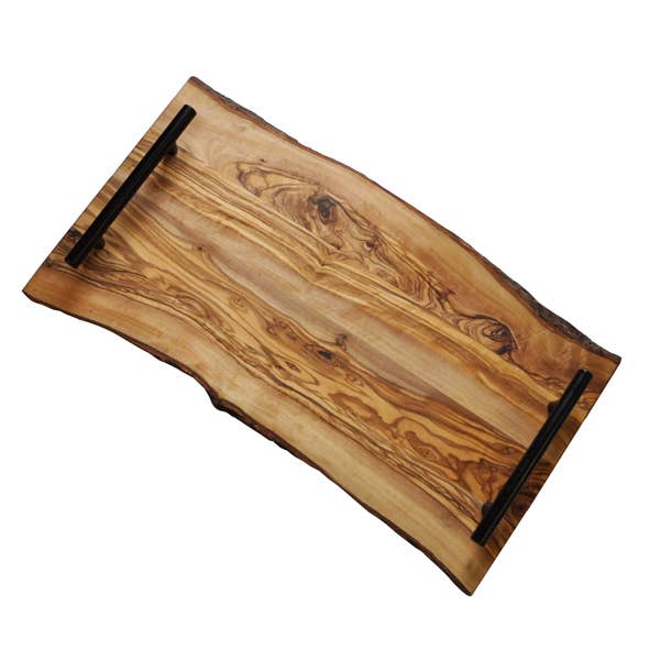 Olive Wood Serving Tray - Natural Edge