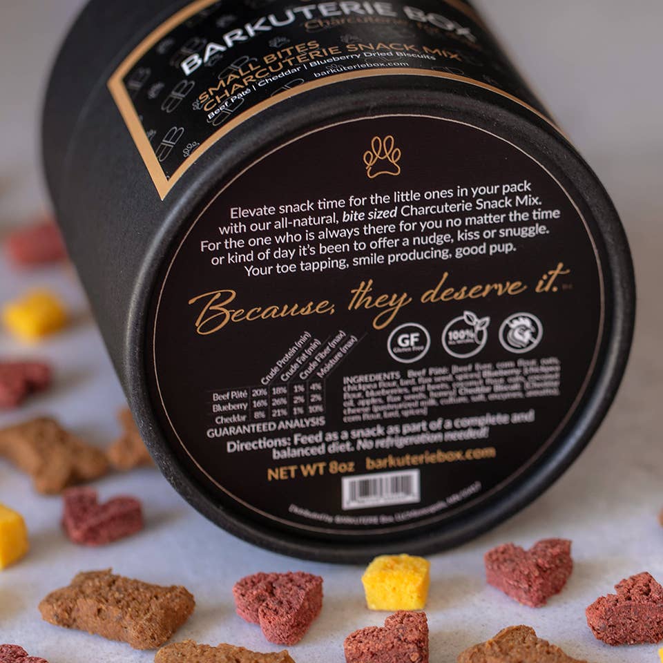 Barkcuterie Dog Treat Canisters, Small