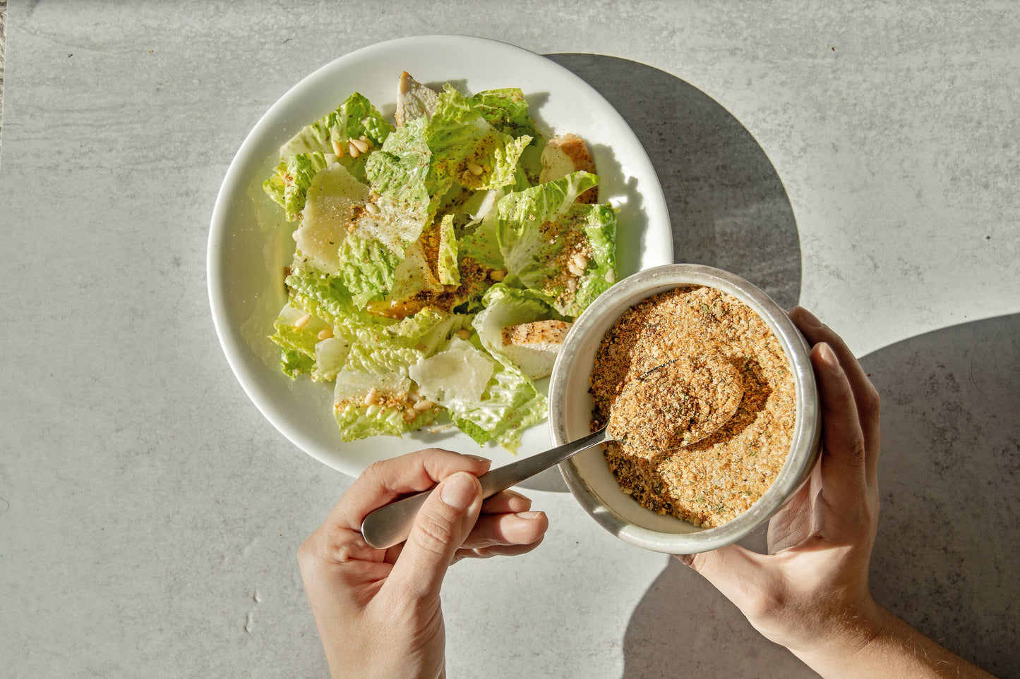 Sourdough Crunch Breadcrumbs Shake, Olive Oil and Sea Salt