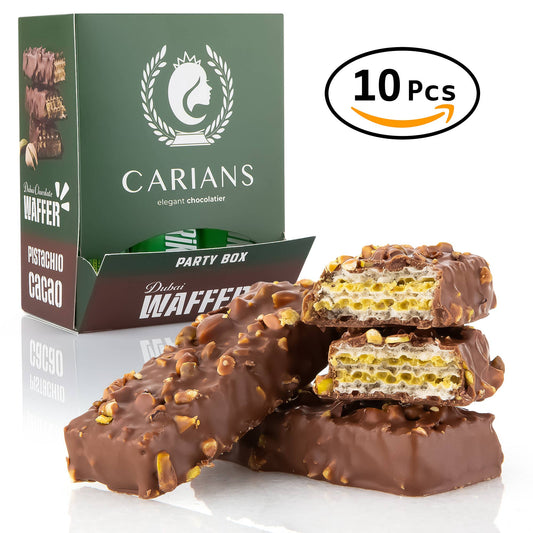 Dubai Chocolate Waffers Bite Size