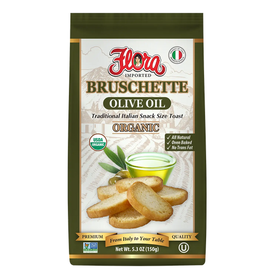 Bruschette Mini Toasts - Olive Oil Organic - 5.3 oz