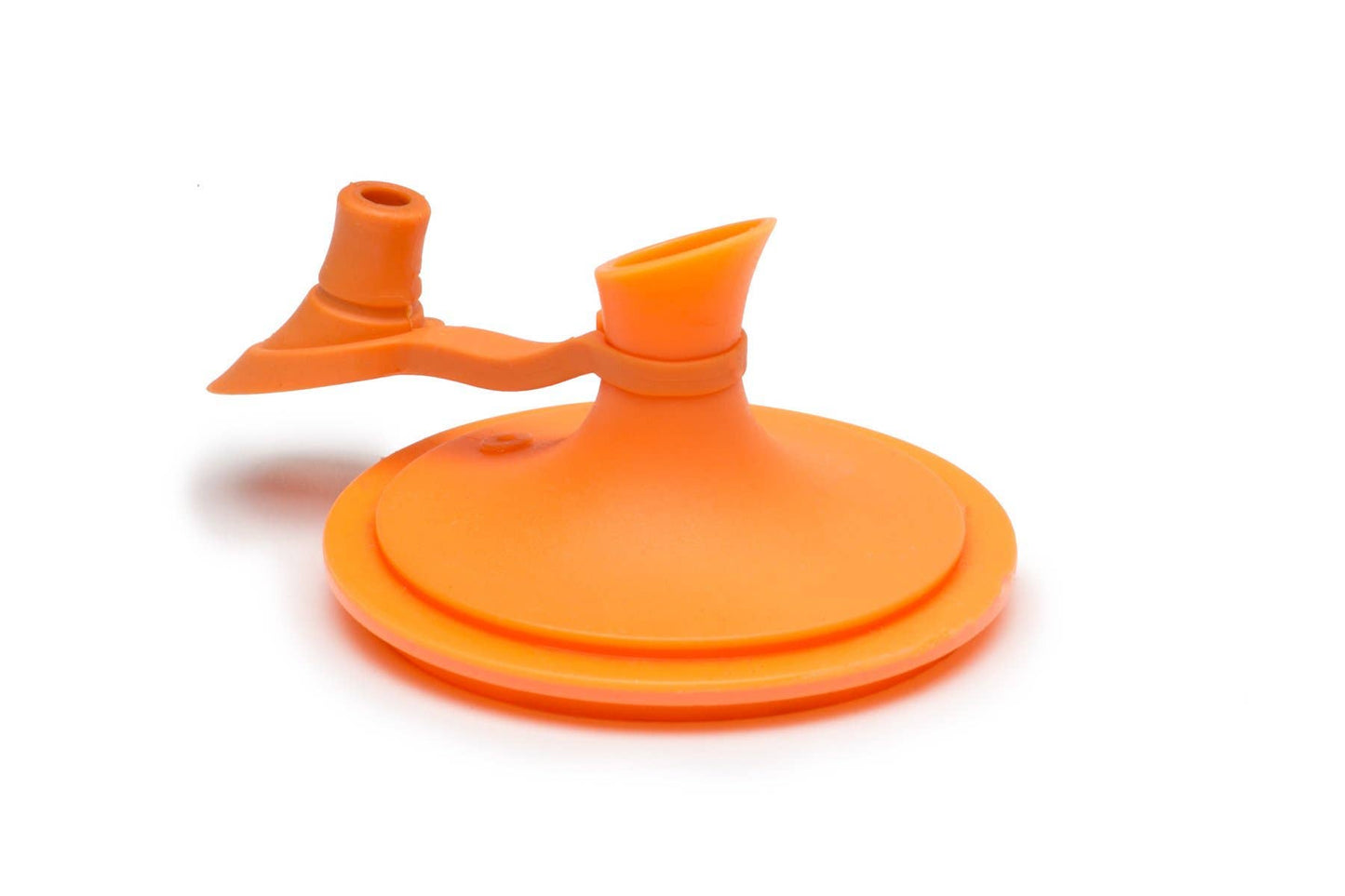 Oil Cruet Lid for Regular Mouth Mason Jar, Jarware, Orange