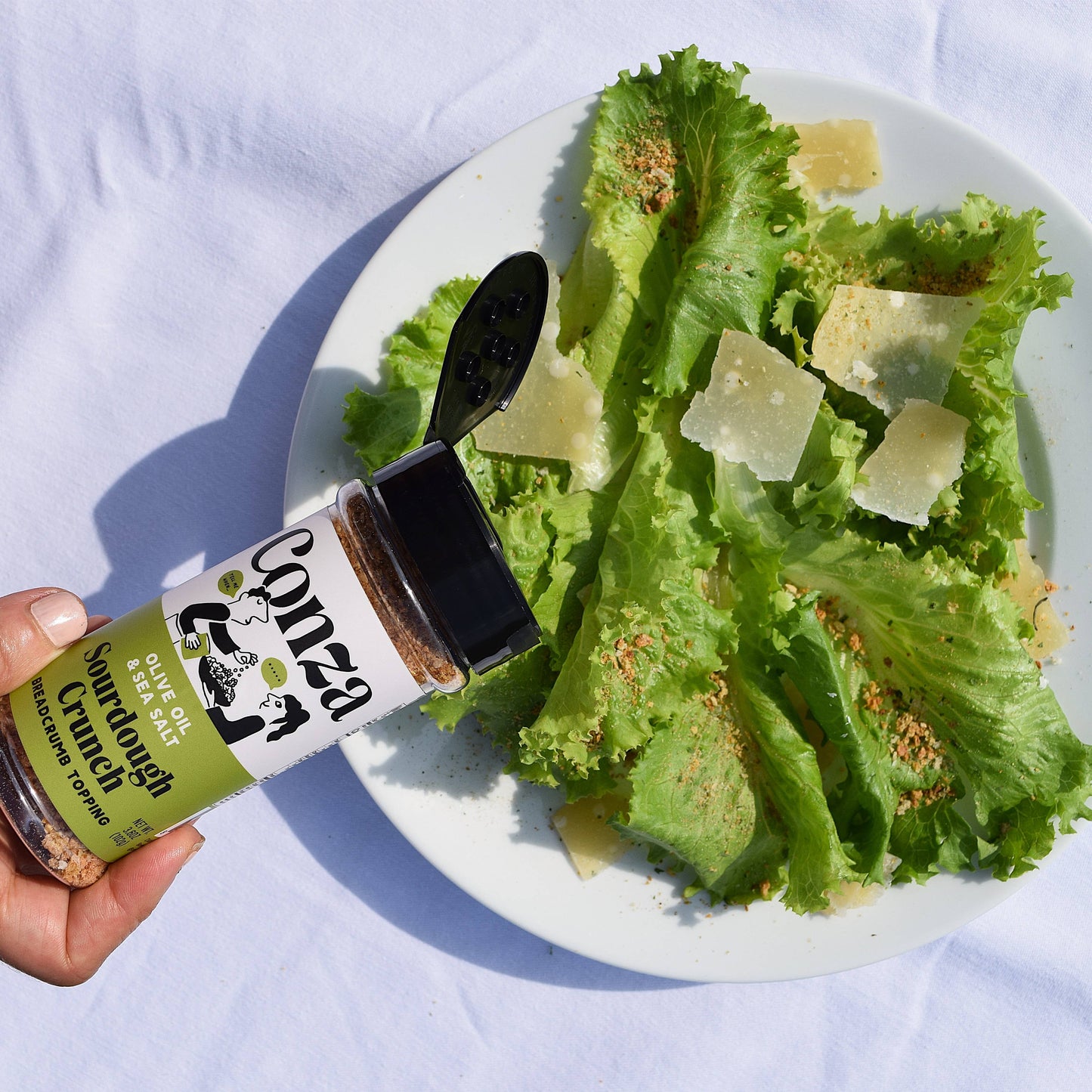 Sourdough Crunch Breadcrumbs Shake, Olive Oil and Sea Salt