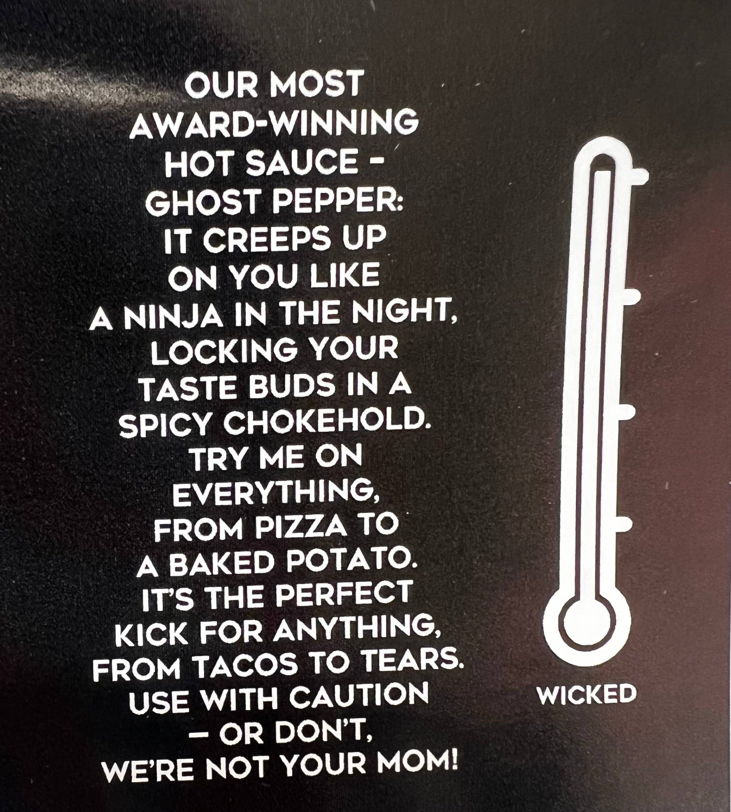 Hot Sauce Sneaky Ghost