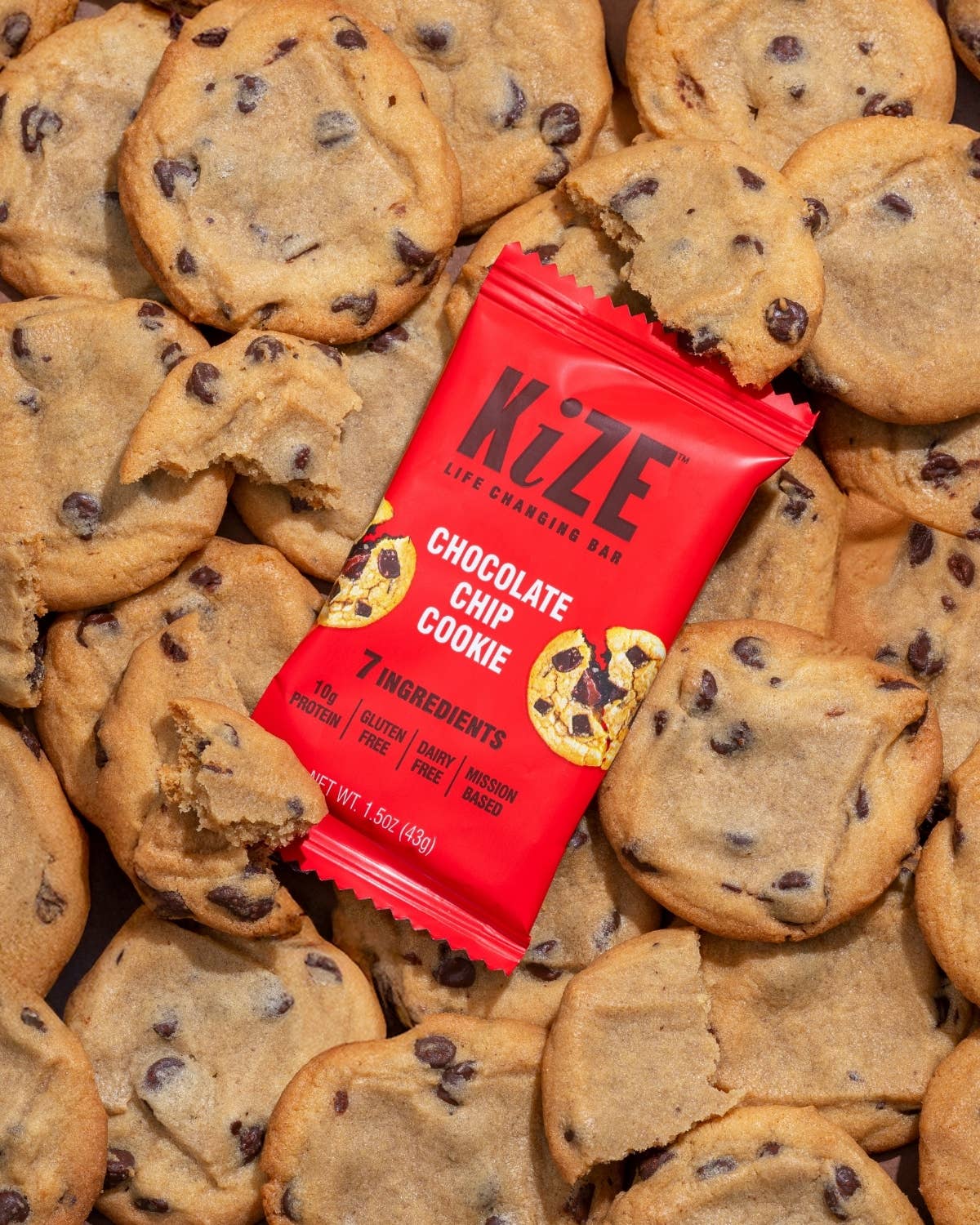 Chocolate Chip Cookie, Protein Snack Bar, 1.5oz, 10ct