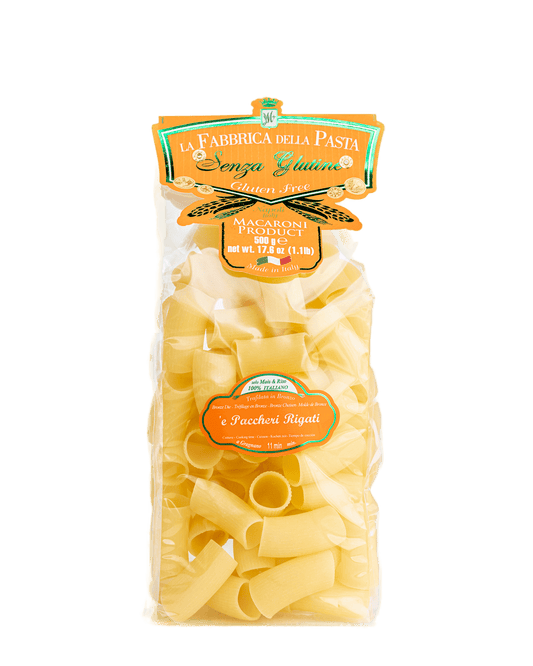 Gluten Free Paccheri Rigati by La fabbrica della Pasta