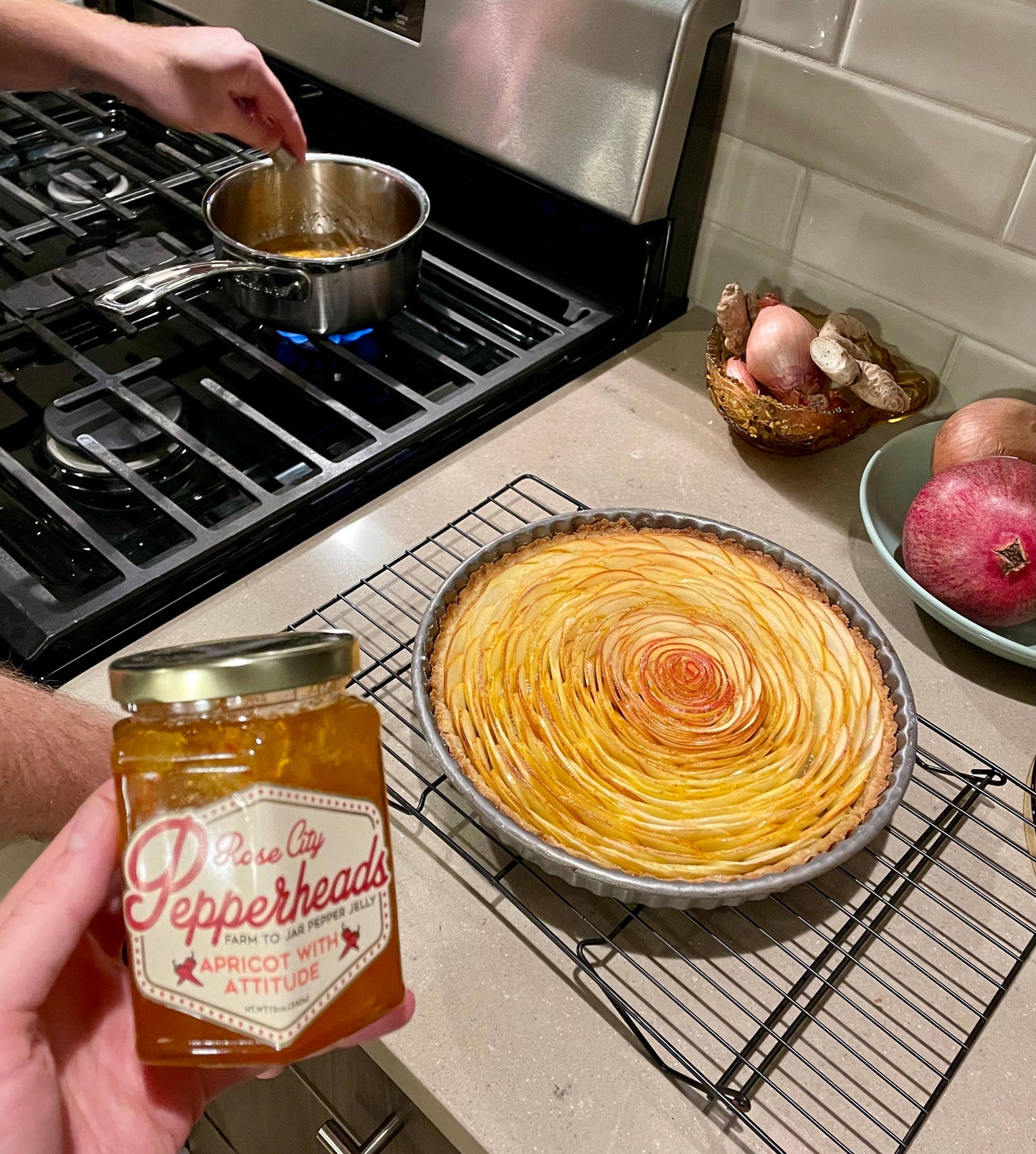 Apricot With Attitude, English Pepper Jelly
