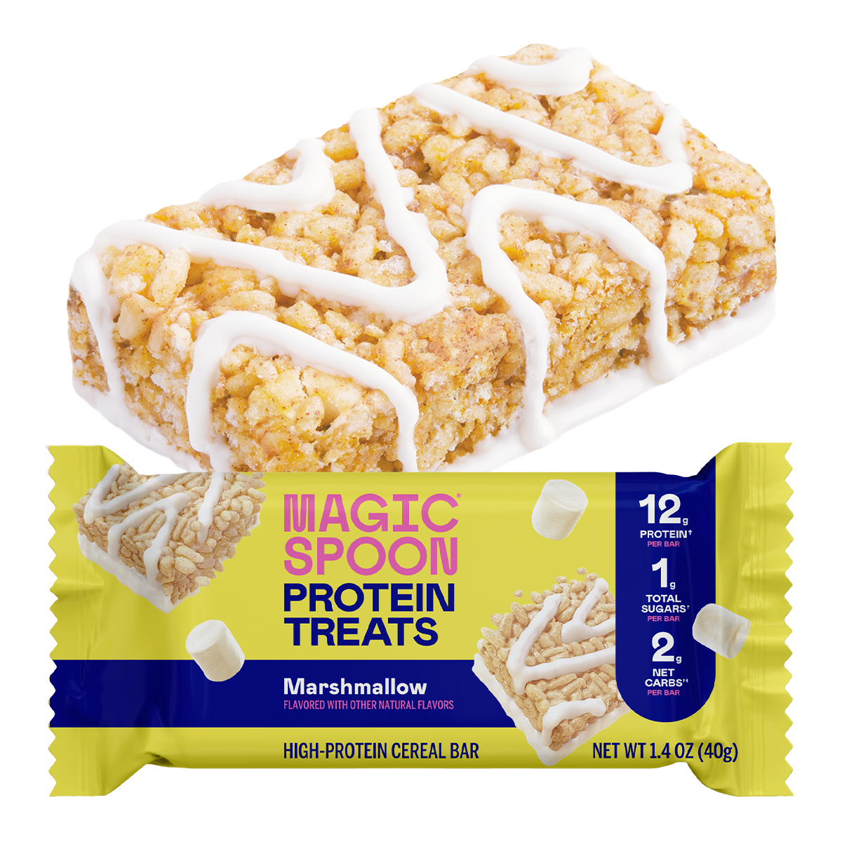 Marshmallow 12g Protein Treat