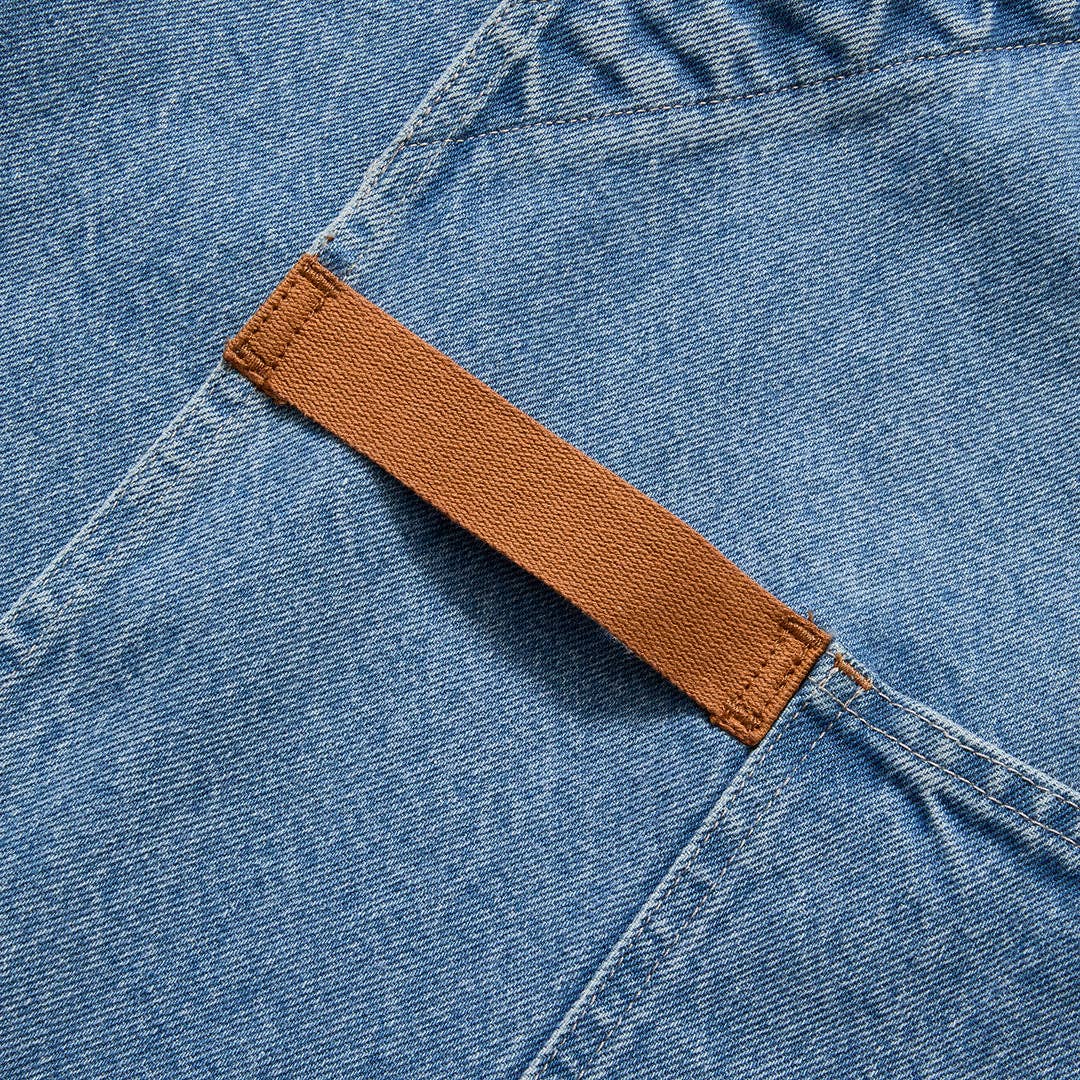 The Crossback Apron, Cedar Blue Denim