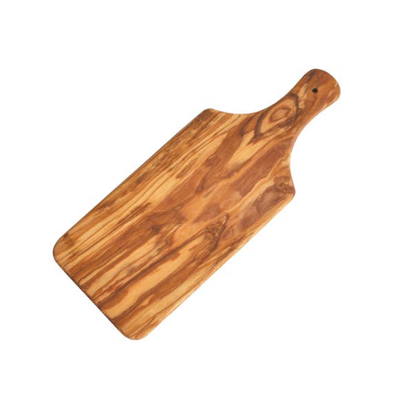 Olive Wood Serving Board with Handle 13” x 5”