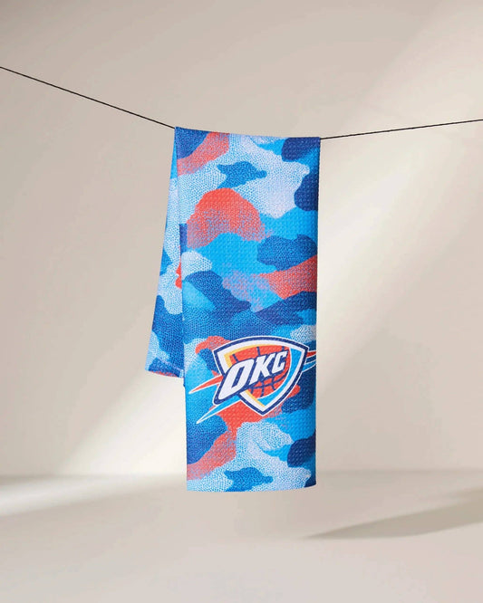 OKC Thunder Camo Tea Towel