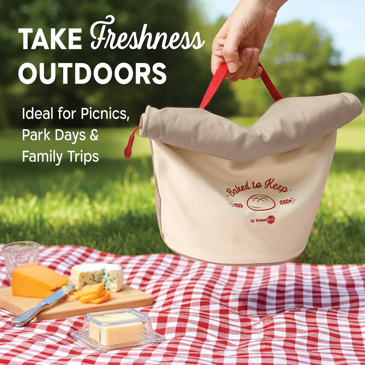 KneadAce Bread Bag, Double Pack