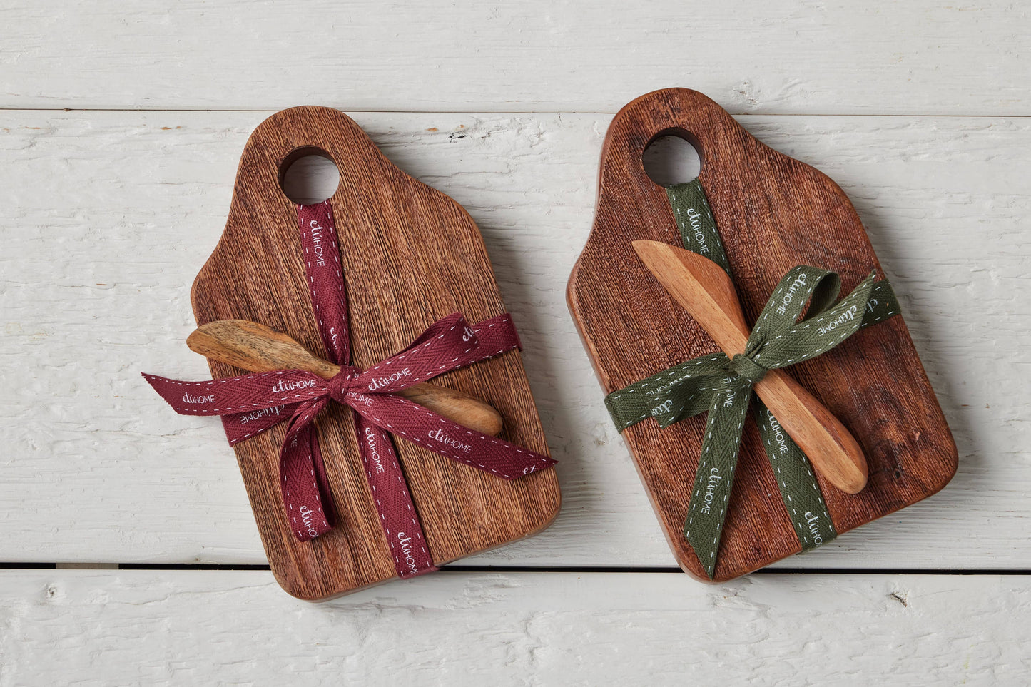 Mini Appetizer Board, Natural, Spruce Ribbon
