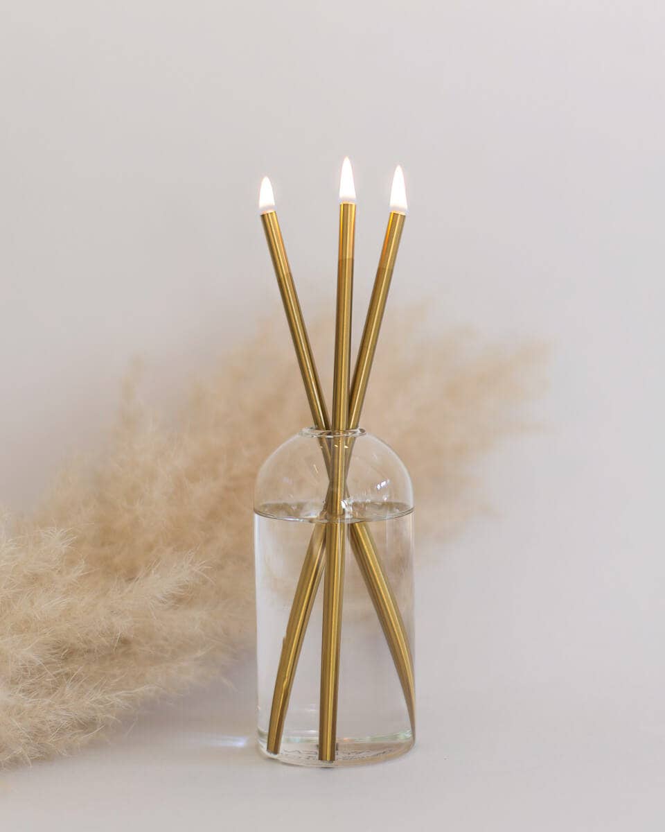 Gold Everlasting Candles