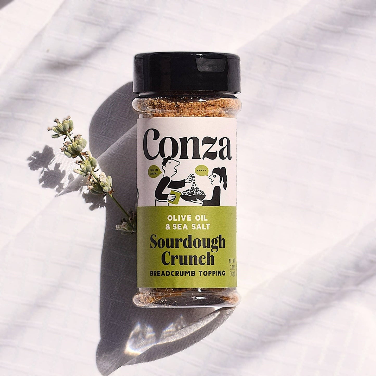 Sourdough Crunch Breadcrumbs Shake, Olive Oil and Sea Salt