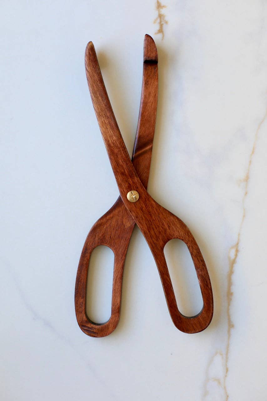Wooden Tongs: Bronze