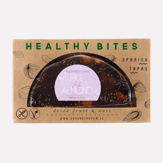 Healthy Bites. Fig & Almond dried fruitcake.