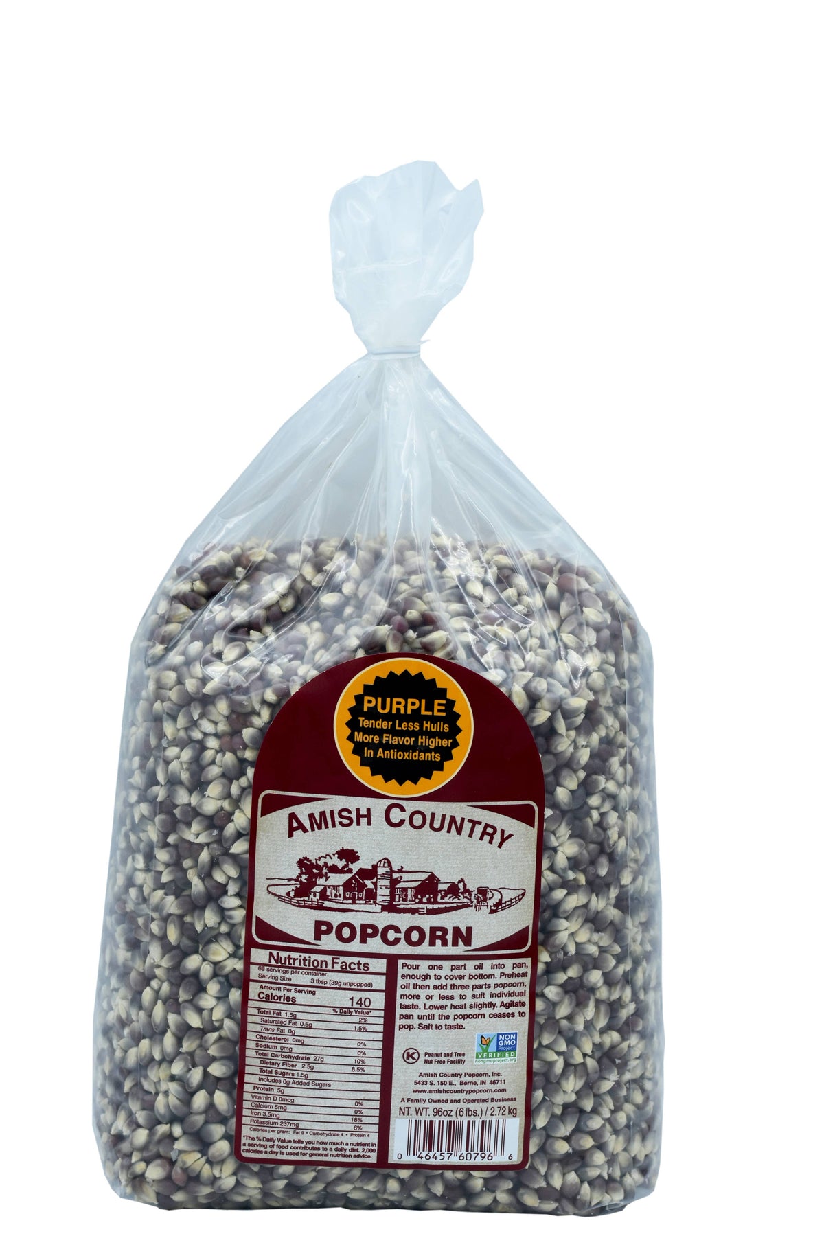 6lb Bag of Purple Popcorn
